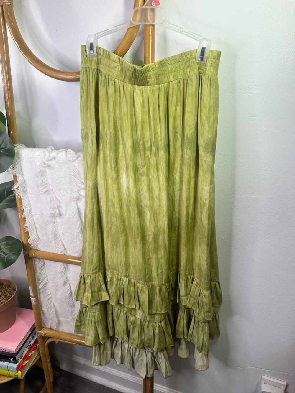 DR2 Green Maxi Skirt sz L